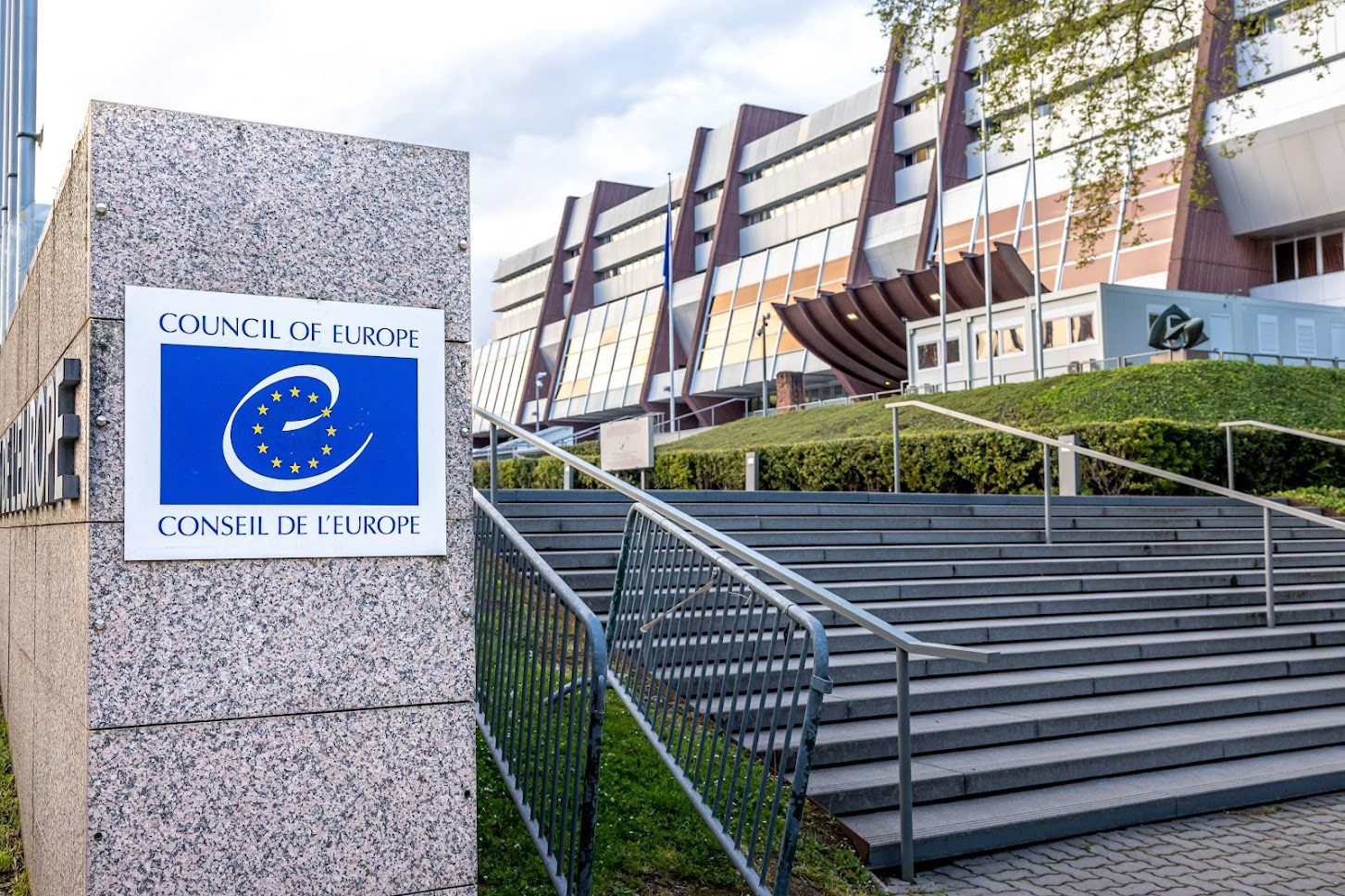 Council of Europe from street entrance