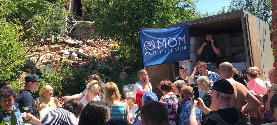 IOM assistance is reaching affected communities across Kharkiv Oblast, Ukraine.