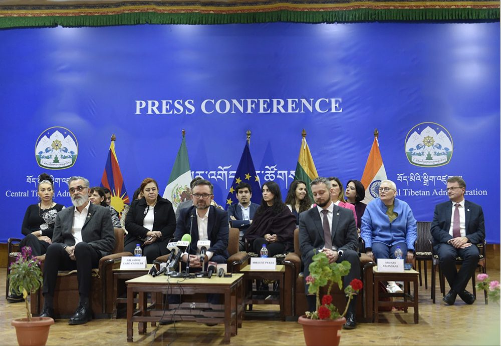 Parliamentary Delegation Raise Concerns Over Continued Oppression in Tibet at Joint Press Meet