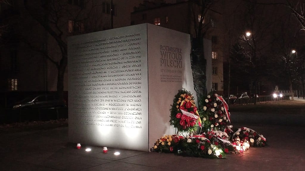 Witold Pilecki's monument in Poland