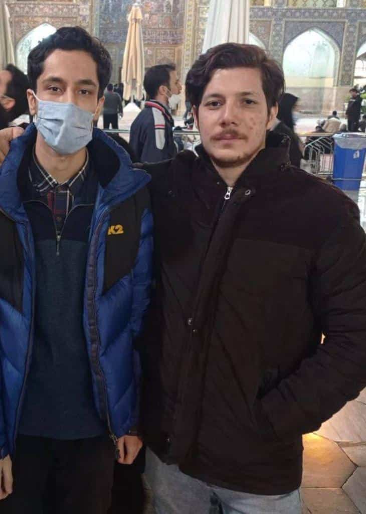 Ahmadi Religion of Peace and Light - Puria Lotfiinallou is on the right. He was threatened with sexual violence by the Turkish Gendarmerie.