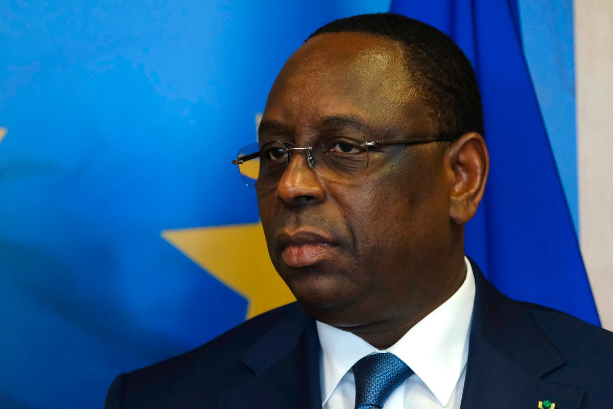 President Mackey Sall (Senegal), widely praised for his democratic decision to stand down